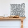 Kate Aurora Cleopatra Damask Embossed 18" X 18" Filled Accent Throw Pillow - 2 of 3