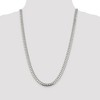 Black Bow Jewelry Mens 7.25mm Sterling Silver Solid Domed Curb Chain Necklace - 3 of 4