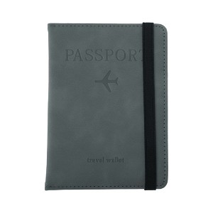 Unique Bargains Strap Design RFID Blocking Passport Cover 1 Pc - 1 of 4