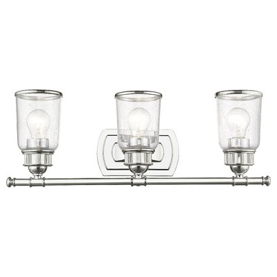 Livex Lighting Lawrenceville 3 - Light Vanity in  Polished Chrome