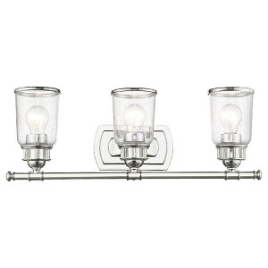 Livex Lighting Lawrenceville 3 - Light Vanity in  Polished Chrome - 1 of 4