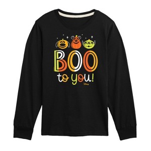 Boys' - Disney - Boo To You Long Sleeve Graphic T-Shirt - 1 of 4