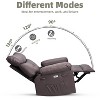 coucheta Manual Recliner Sofa Massage Recliner PU Recliner Sofa for Living Room with Massage Function - 2 of 4