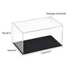 Unique Bargains Acrylic Self-Assembly Dustproof Collectibles Display Case - 2 of 4