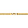 Black Bow Jewelry 6.5mm, 14k Yellow Gold, Solid Herringbone Chain Bracelet - 3 of 4