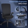 Ergonomic Office Desk Chair,High Back Office Chair with Mesh Back and Adjustable Lumbar Support, Grey - 4 of 4