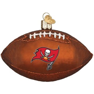 Old World Christmas Blown Glass Ornament for Christmas Tree, Tampa Bay Buccaneers Football - 1 of 4