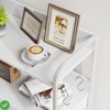 5 Drawer Dresser Tall Dresser for Bedroom Storage Organizer with Fabric Bins Wood Top - 4 of 4