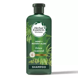 Herbal Essences Bio:renew Sulfate Free Shampoo for Anti Frizz Control with Hemp & Potent Aloe - 13.5 fl oz