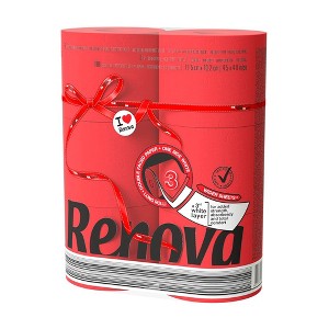 Renova  Colored Toilet Paper Jumbo Pack - 6 Rolls - 180 Sheets - 3 Ply - Eco-Certified - Septic Safe - Bold Bathroom Tissue - 1 of 4
