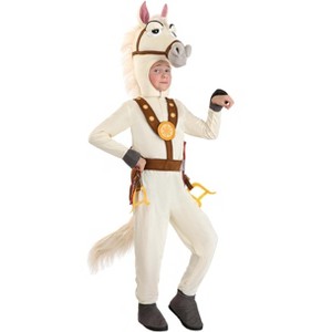 HalloweenCostumes.com M  Boy  Kid's Disney Tangled Maximus Halloween Costume | Disney Costumes, Brown/Red/Brown - 1 of 4
