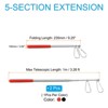 Unique Bargains Stainless Steel Telescopic Portable Anti-slip Flag Pole 2 Pcs - 2 of 4