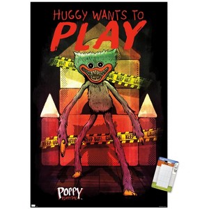 Trends International Poppy Playtime - Huggy Wants To Play Unframed Wall Poster Prints - 1 of 4