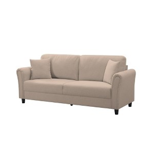 81.5 inch European Style Modern Sofa Couch,Minimalism Couches Sofa for Livingroom,Light Brown - 1 of 1