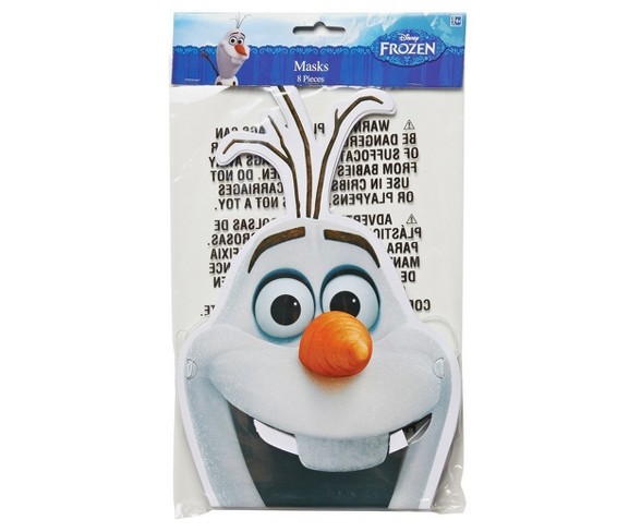 Frozen Olaf Mask - 8ct
