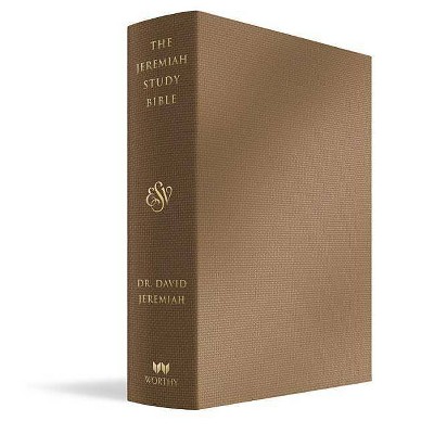 The Jeremiah Study Bible, Esv, Bronze Leatherluxe(r) - by  David Jeremiah (Leather Bound)