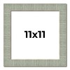 PosterPalooza | Square Sculpted Blue Picture Frame - UV Acrylic, Foam Board Backing, Hanging Hardware - 2 of 4