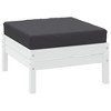 vidaXL Pallet Cushion Anthracite Oxford Fabric 23.6 in x 23.6 in x 2.4 in - 3 of 4