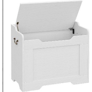 25/30/40 Inch Wooden Toy Chest for Kids, Large Storage Bench with Safety Hinge, Toy Box for Boys and Girls, Entryway, Living Room, Bedroom, Playroom - 1 of 2