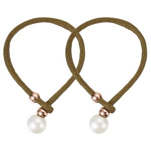 Unique Bargains Hand Woven Decorative Bedroom Living Room Curtain Tieback 2 Pcs - 1 of 3