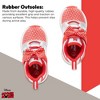 Disney's Minnie Mouse Girls Sneakers - Slip On Elastic Lace Sneakers - Minnie Mouse Polka Dot and Bows - Everyday Shoes for Kids (Red, 9) - 3 of 4
