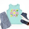 The Juniper Shop Coquette Lemonade Chart Youth Tank Top - M - Seafoam - 3 of 4