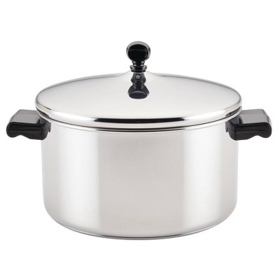 Classic Farberware 18/10 Stainless Steel 6 Quart Stock Pot with