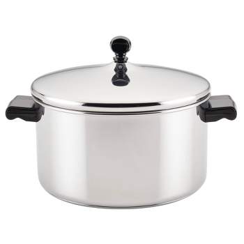 Farberware Classic Stainless Series 2-Quart Covered Double Boiler & Classic  Stainless Steel Sauce Pan/Saucepan with Lid, 3 Quart, Silver