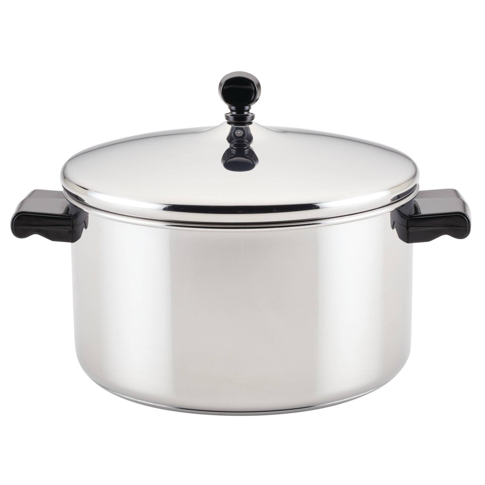 Photos - Pan Farberware Classic Series 6qt Stainless Steel Stockpot with Lid SIlver