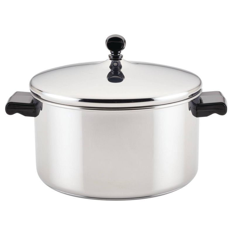 Farberware Classic Series 6qt Stainless Steel Stockpot with Lid SIlver, 1 of 9