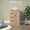 Dexmalle Oak Bathroom Floor Cabinet with 4 Drawers and Door - 4 of 4
