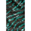 Women's Plus Size Sequin Stripe Dress - emerald | CITY CHIC - 4 of 4