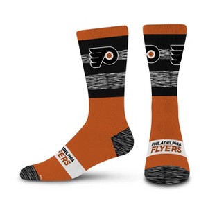 NHL Philadelphia Flyers Mixer Crew Socks - Large - 1 of 3