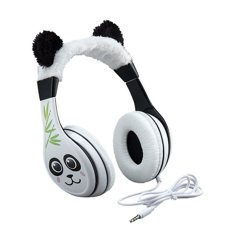 eKids Panda Wired Headphones for Kids, Over Ear Headphones for School, Home, or Travel  - White (KD-140PD.EXV9Z), 1 of 5