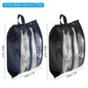 Unique Bargains Waterproof Outdoor Travel Portable Shoes Bag with Zipper 6 Pcs - 2 of 4