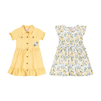 Little Lass Girl's All Occasion Dress, 2 Pack