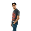 Five Nights At Freddy's Oversized Freddy Fazbear's Pizza Graphic Crew Neck Short Sleeve Men's Black T-shirt - 3 of 3