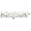 Big Dot of Happiness Boho Botanical Baby - Greenery Baby Shower Decorations Party Banner - 2 of 4