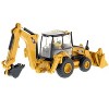 CAT Caterpillar 450E Backhoe Loader with Operator "High Line" Series 1/87 (HO) Scale Diecast Model by Diecast Masters - 4 of 4