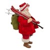 Kurt Adler 10.5 Inch Fabriché Santa with Skis - 2 of 4