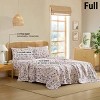 HLC.ME Floral Bed Sheets - Bed Sheet Set - Wrinkle Resistant & Ultra Soft - Fits Mattresses up to 15 Inches Deep - 3 of 4