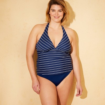 Shade & Shore Women's Low-Rise Full Coverage Hipster Bikini Bottom - Shade & Shore™ Blue XS — фото 4