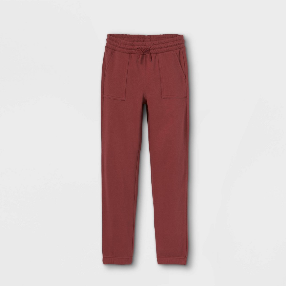 Kids' Knit Jogger Pants - Cat & Jack Burgundy 6/7, Red