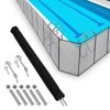 Pool Fence  Teslin Mesh with Stainless Steel Frame for Inground/Above Ground Pools, Swimming Pool Fence for Backyard Garden Pool Safety - 3 of 4