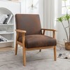NicBex Mid-Century Modern Accent Chair Upholstered Living Room Chair Armchair Comfy Chair Lounge Chair for Bedroom - 2 of 4