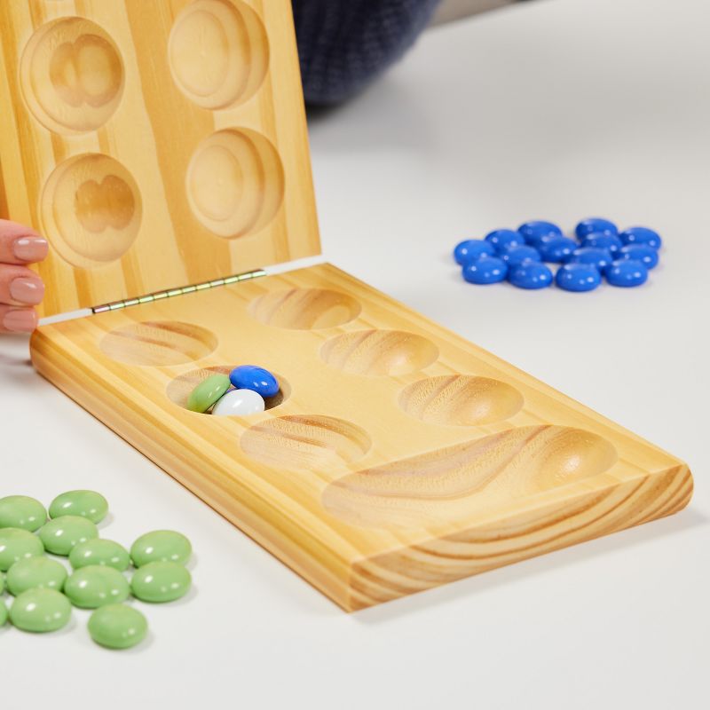 Game Gallery Solid Wood Mancala, 4 of 13