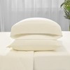 Shabby Chic Solid Color All-Season Microfiber Sheet Set – Lightweight Ultra-Soft Bedding for Hot Season - 3 of 4