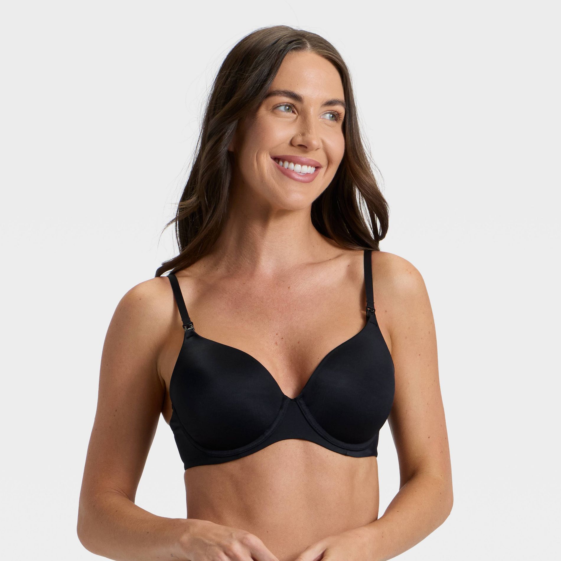 Women's Lightly Lined Full Coverage Nursing Bra - Auden™ Black 36DDD