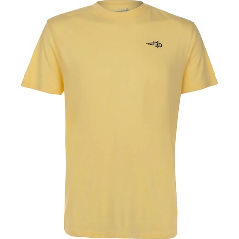 Reel Life Neptune Ocean Washed Tarpon Head T-shirt - Golden Haze