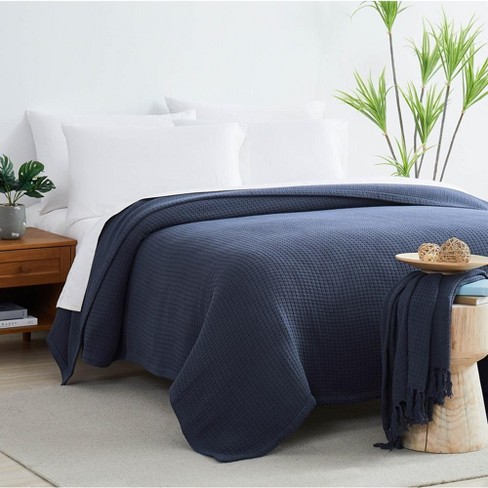 Market & Place 100% Cotton Waffle Weave Bed Blanket : Target